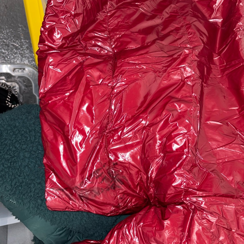 Women's Ruby Red Puffer Jacket - image 5